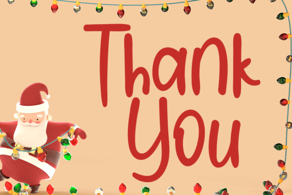 Christmas Cake Font Poster 6