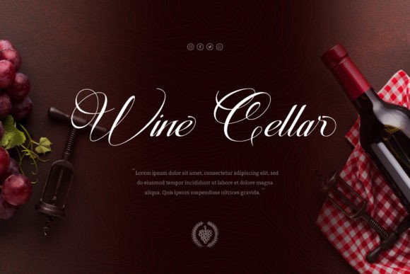 Christmas Calligraphy Font Poster 6