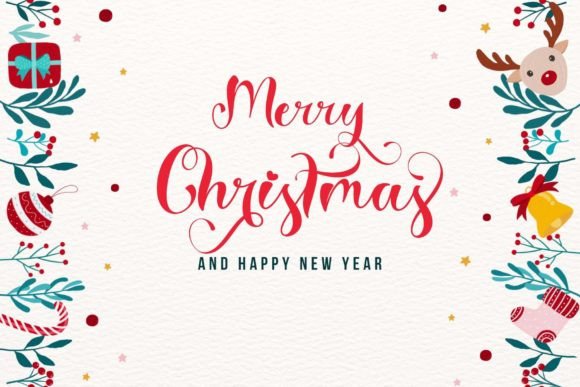 Christmas Celebration Font Poster 2