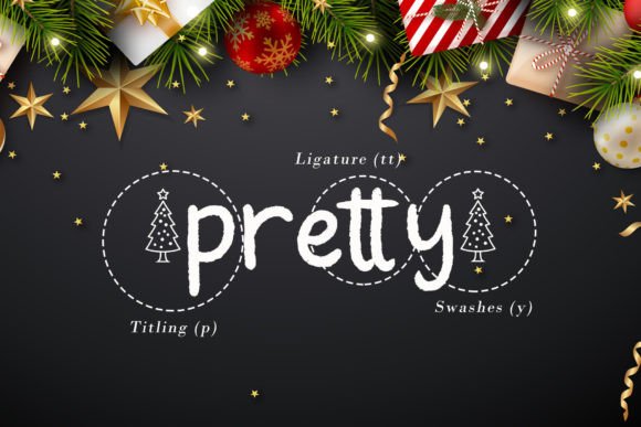 Christmas Chalk Font Poster 6