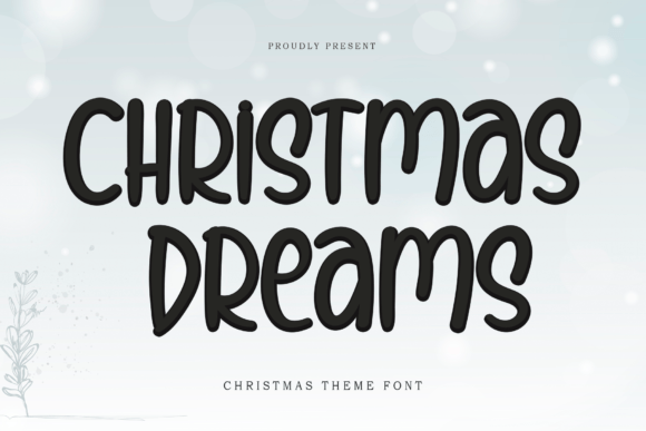 Christmas Dreams Font Poster 1