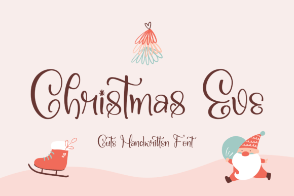 Christmas Eve Font Poster 1