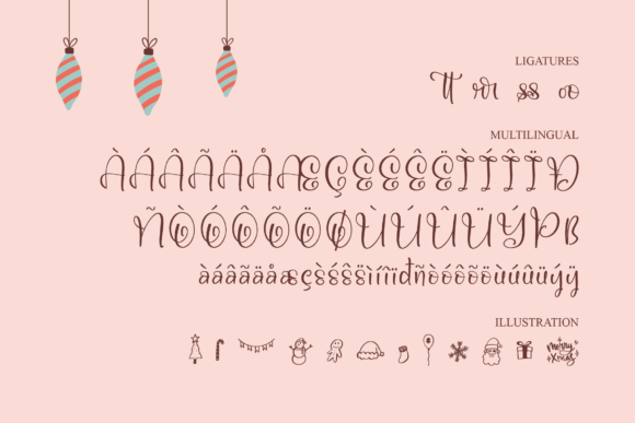 Christmas Eve Font Poster 13