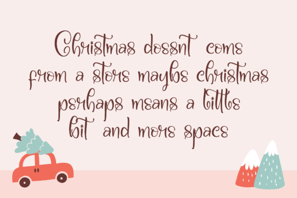 Christmas Eve Font Poster 5