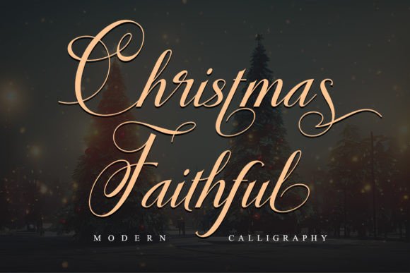 Christmas Faithful Font