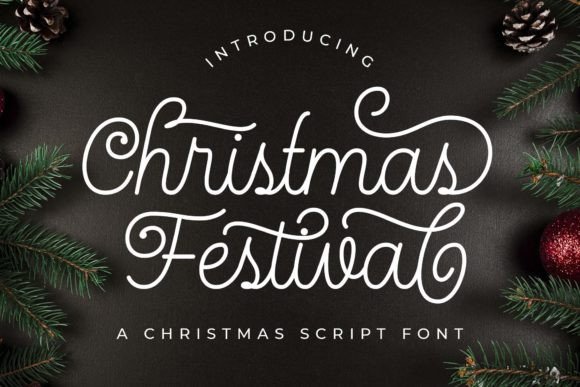 Christmas Festival Font Poster 1