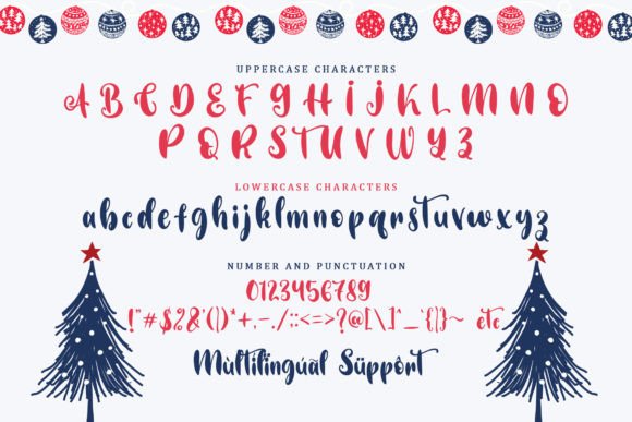 Christmas Festive Font Poster 7