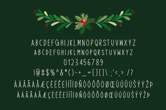 Christmas Glee Font Poster 5