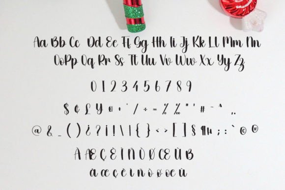 Christmas Holiday Font Poster 6