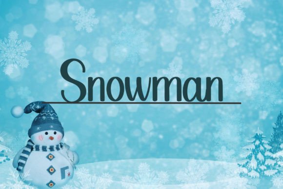 Christmas Holiday Font Poster 2