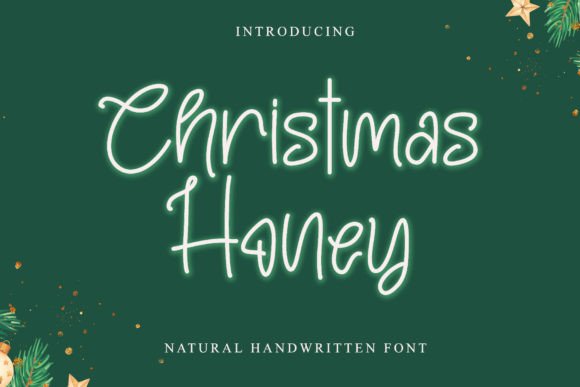 Christmas Honey Font Poster 1