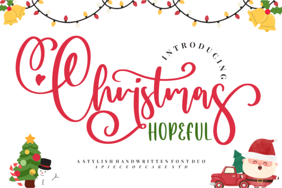 Christmas Hopeful Duo Font