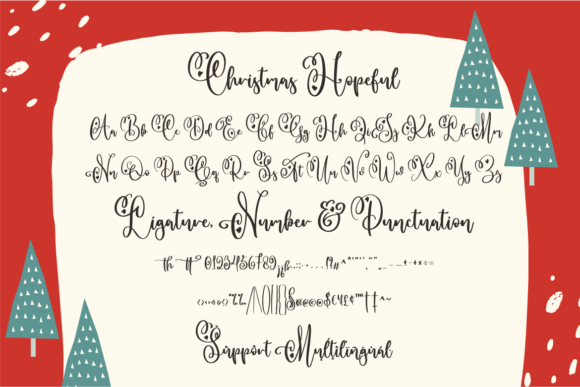 Christmas Hopeful Duo Font Poster 7