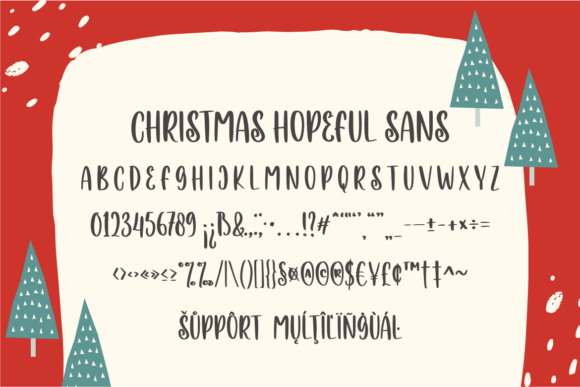 Christmas Hopeful Duo Font Poster 8