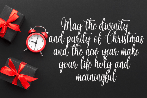 Christmas Market Font Poster 2