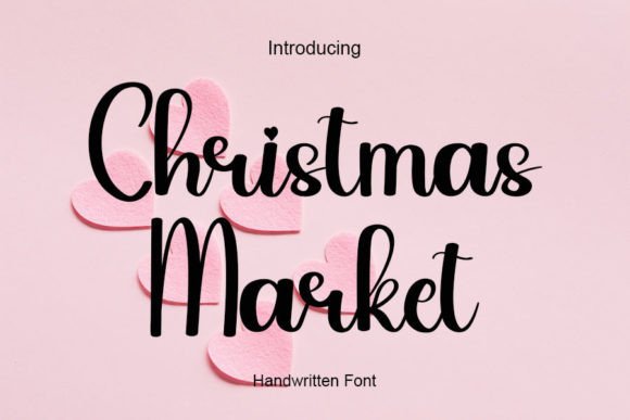 Christmas Market Font Poster 1