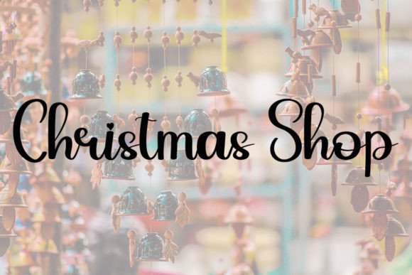 Christmas Market Font Poster 4