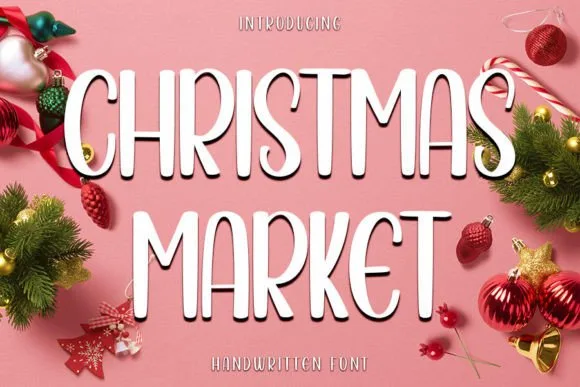 Christmas Market Font Christmas Market Font Poster 1