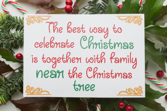Christmas Memorable Font Poster 4