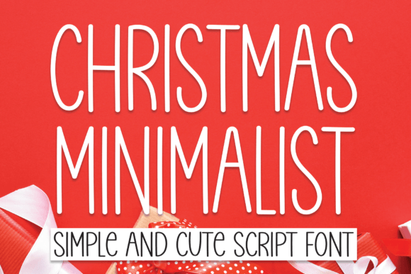 Christmas Minimalist Font Poster 1