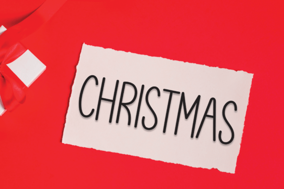 Christmas Minimalist Font Poster 4