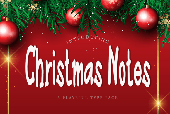 Christmas Notes Font Poster 1