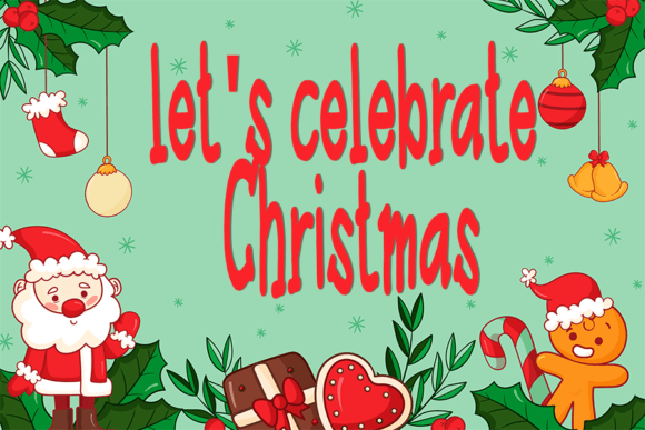 Christmas Notes Font Poster 2