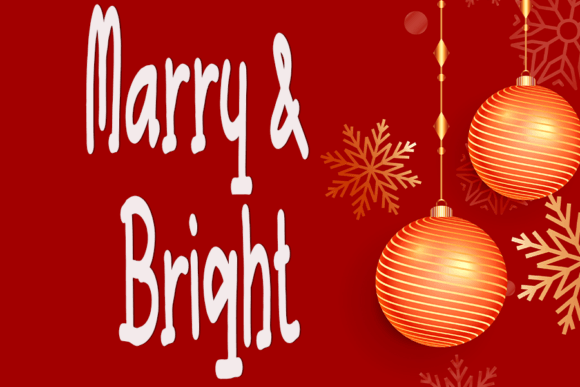 Christmas Notes Font Poster 3