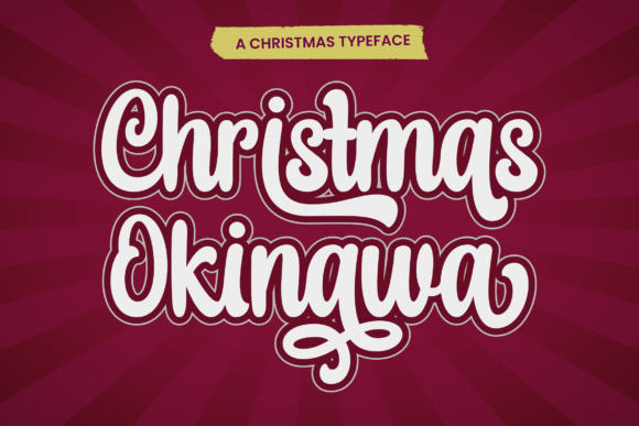 Christmas Okinawa Font Poster 1