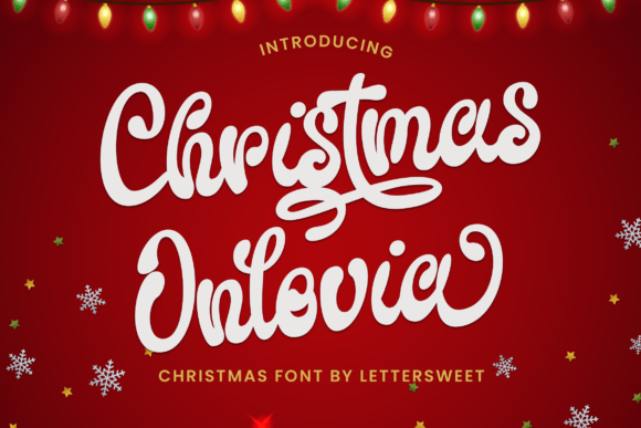 Christmas Onlovia Font Poster 1