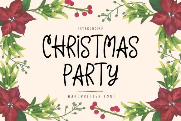 Christmas Party Font