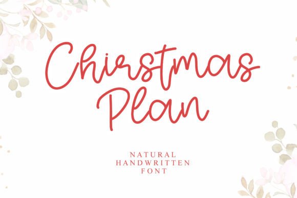 Christmas Plan Font Poster 1