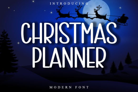 Christmas Planner Font