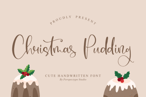 Christmas Pudding Font