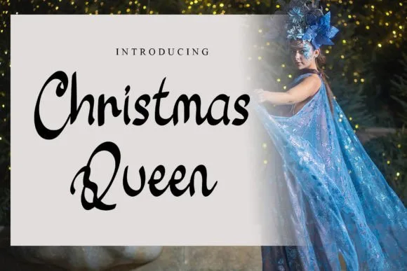 Christmas Queen Font Christmas Queen Font Poster 1
