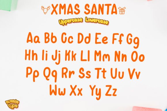 Christmas Santa Font Poster 7
