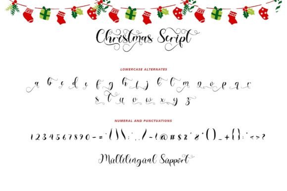 Christmas Script Font Poster 8