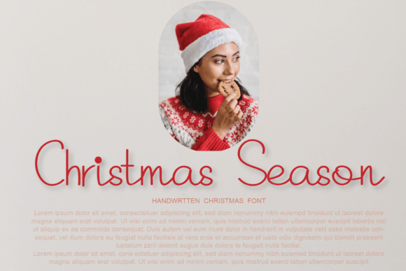 Christmas Season Font Poster 1