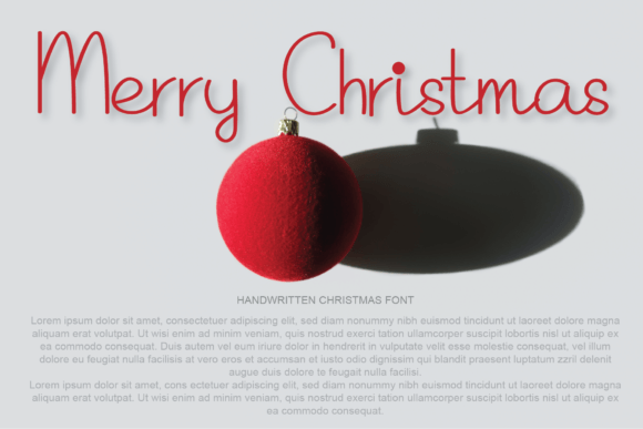 Christmas Season Font Poster 3