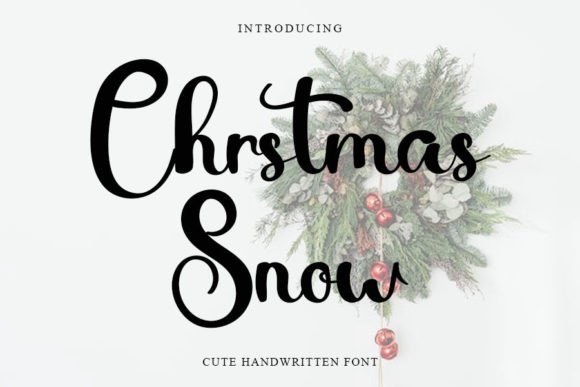 Christmas Snow Font