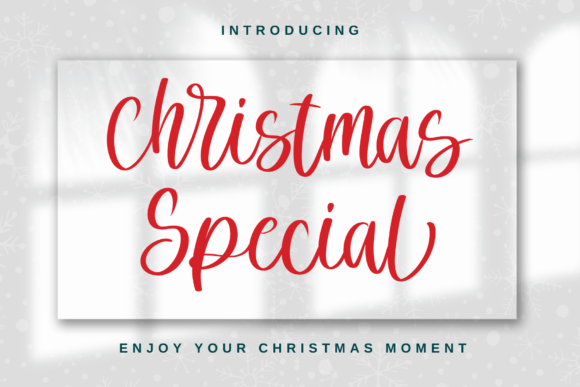 Christmas Special Font Poster 1