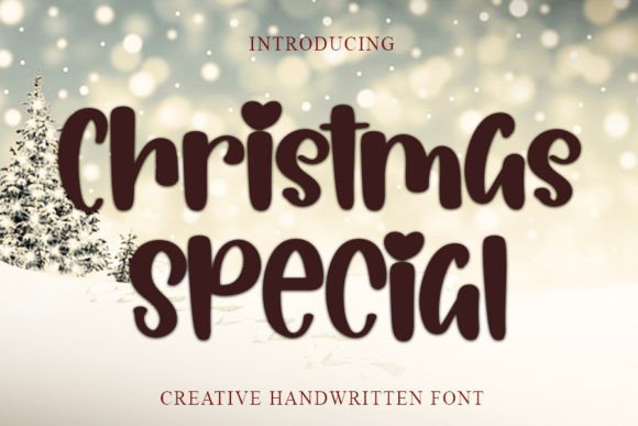 Christmas Special Font Poster 1