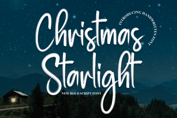 Christmas Starlight Font Poster 1