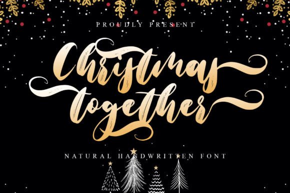 Christmas Together Font Poster 1