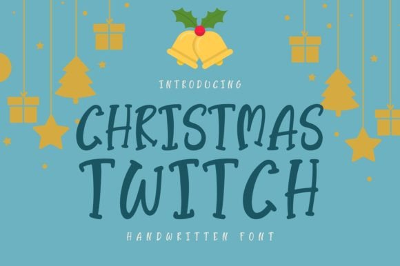 Christmas Twitch Font Poster 1
