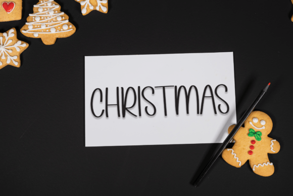 Christmas Valentine Font Poster 4