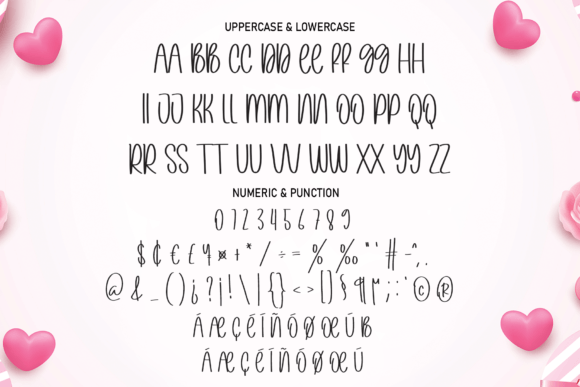 Christmas Valentine Font Poster 7