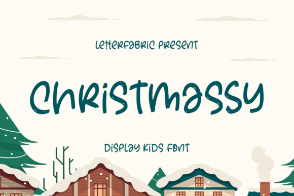 Christmassy Font Poster 1