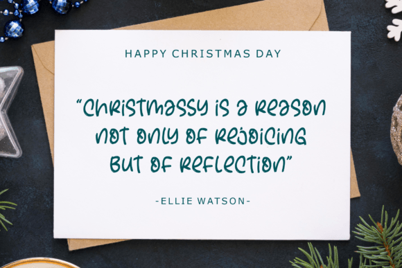 Christmassy Font Poster 2