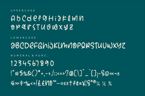 Christmassy Font Poster 12